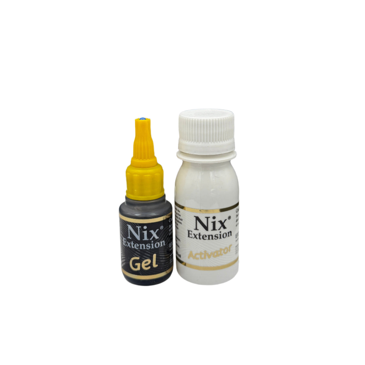 NIX (BLACK) ICE EXTENSION &amp; NIX Activator Set 20 GR Gel, 50 ML Activator