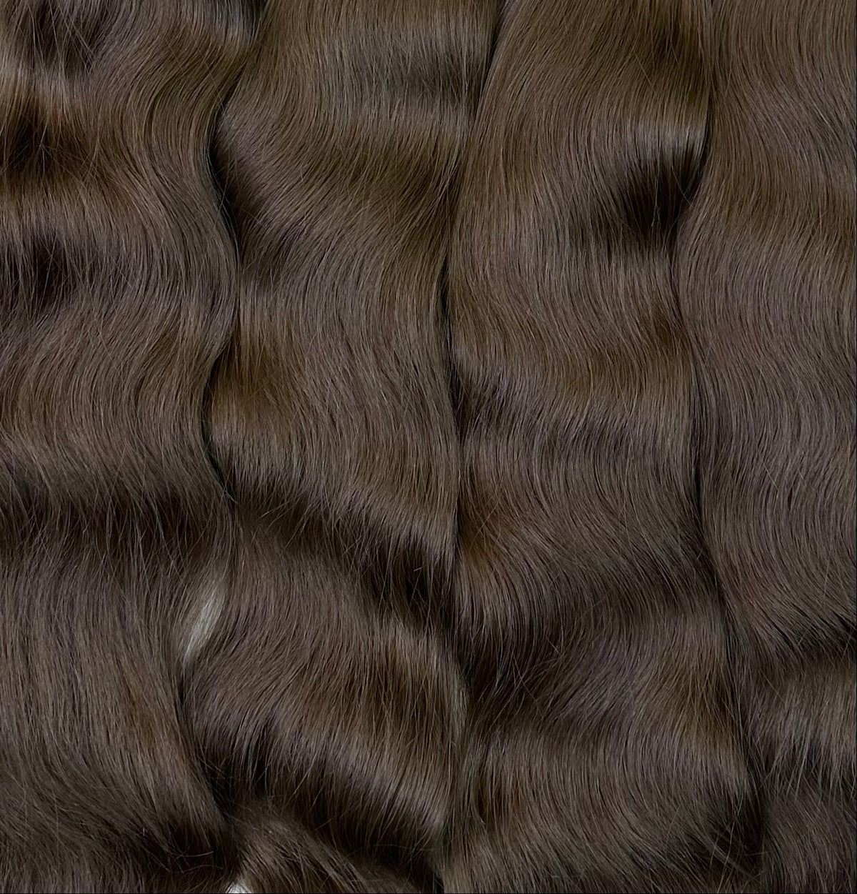 Ash Light Brown Tape in Human Hair Extensions