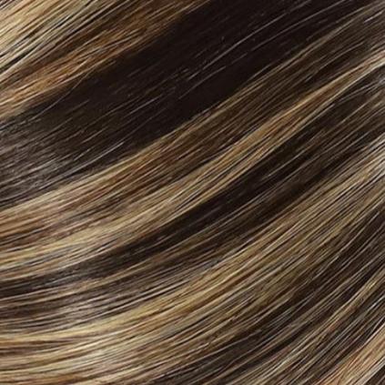 Hair in Bulk-Mocha Brown Highlights